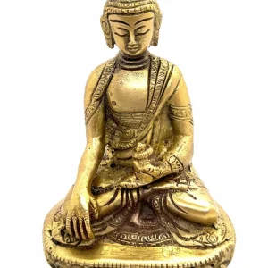 Estatue de Buddha de bronce 14 cm