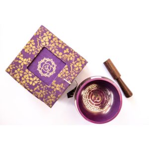 Cuenco Morado 9.5 cm (Corona Chakra)