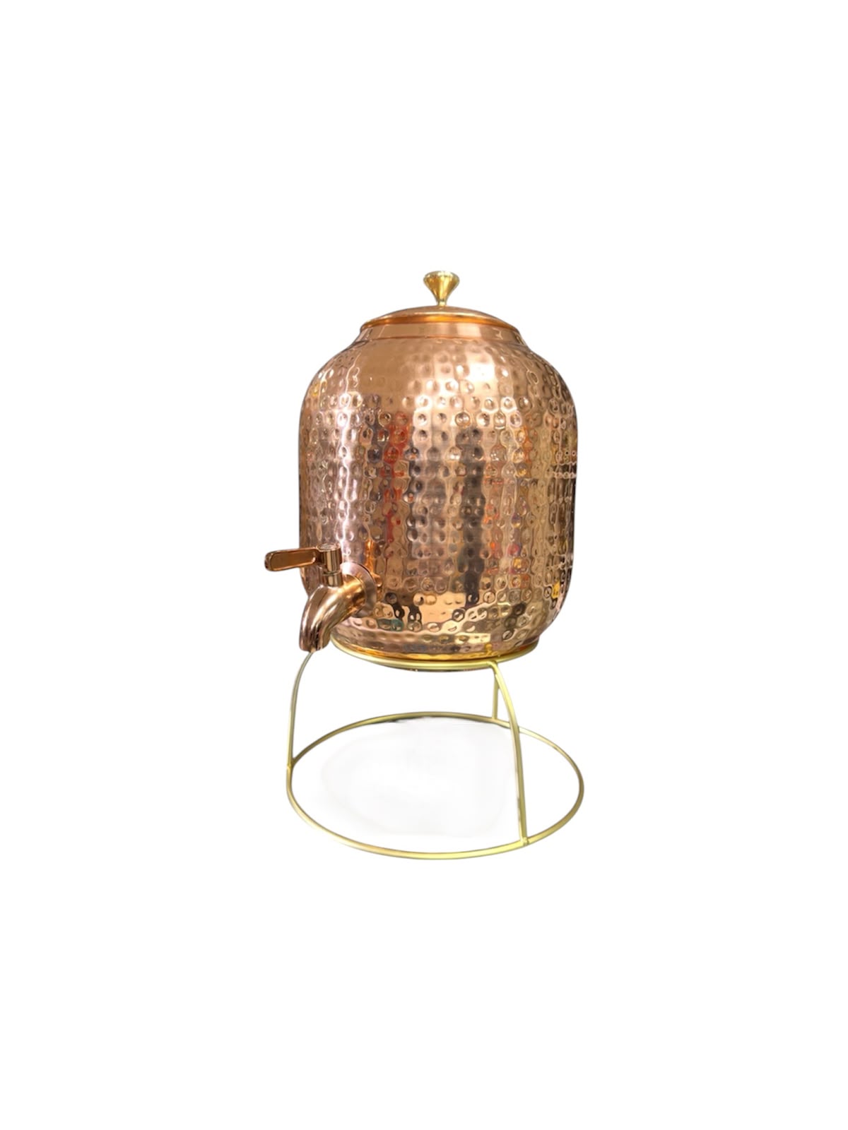 Jarros De Cobre Dispensador De Agua Con Atril 8 Litro
